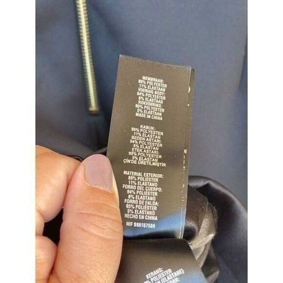 Ted Baker Black Tailored Stretch Shift Dress size 2 - Picture 7 of 11